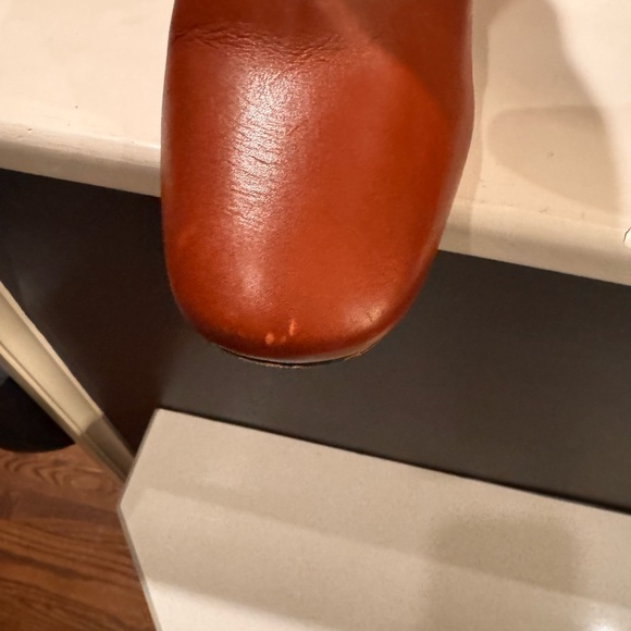 Chestnut brown Chloe booties size 40.5 - Picture 3 of 5